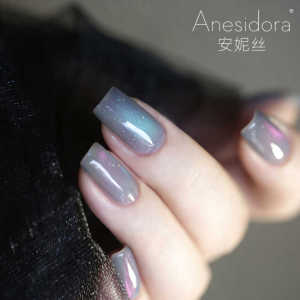 Water-Based Cats Eye Nail Polish Anesidora New 2024 Glass Bead Nail Polish Tearable No Baking Required Beauty Makeup Tool