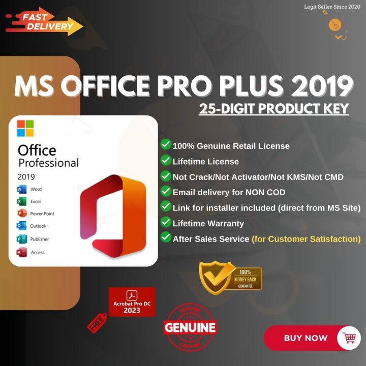 SALE!! Lifetime MS Office Pro Plus 2019 / 2021 / 2016 Product Key for ...