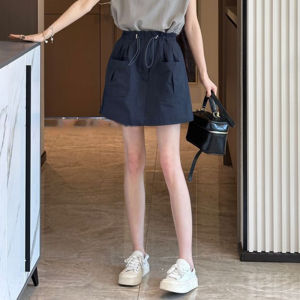 Womens Summer Slim Fit Two-Piece Set Sleeveless T-Shirt Vest Top Wide Leg Shorts Fashionable Casual Wear Polyester Blend