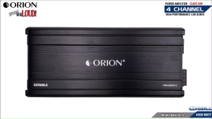 เพาเวอร์แอมป์ 4CH.ORION รุ่น CBA4500.4 คลาสเอบี กำลังขับสูงสุด 4500 วัตต์ใช้ขับเสียงลำโพงกลางแหลมลูกโดดแหลมจานหรือลำโพงแยกชิ้นแกนร่วมเสียงดีมากๆ