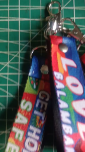 BAG TAG LANYARD. Personalize / Customized. We make lanyard products such as bag tags. 8 inches long.