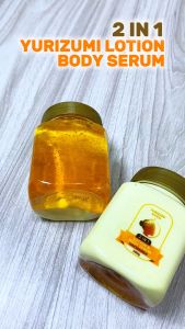 BELI 2 GRATIS 1 - Pemutih Badan Hand Body Lotion 2in1 / Pelembap Pencerah Seluruh Badan Lotion & Serum Vitamin C