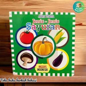 board book anak balita aku tahu jenis-jenis sayuran (15×15cm)