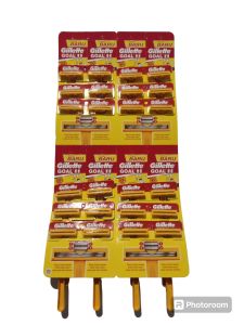 24Pcs Gillette Goal 2 Alat Cukur Kumis Jenggot