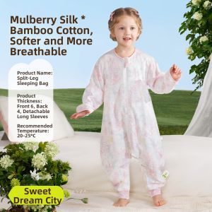 MIANQIXIONG | Anti-kick Infant Sleep Bag Mulberry Silk 1pc