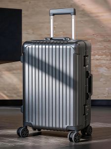 MANLVSHI | Cabin Luggage Aluminum Frame Trolley Case