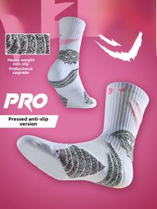 Vidont pro Basketball Socks High Tube Sports Mens Mid-Calf Long Towel Bottom Elite Basketball Crew Socks for Practical Use