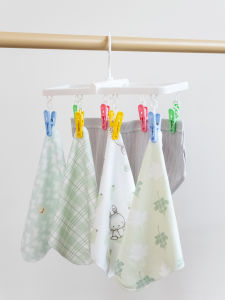 Portable Foldable Mini Clothes Hanger for Travel Business Trip Underwear Socks Windproof Drying Rack Dormitory Socket Interior Design