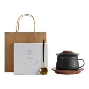 SANXUN | Tea Water Separation Ceramic Cup