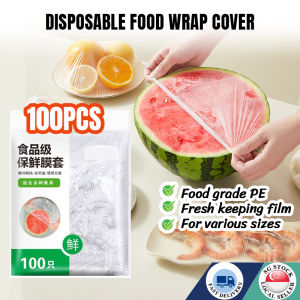 🇸🇬【SG stock】Disposable Food Cover Plastic Wrap Cover Fresh Keeping Bag /Seal Universal For Bowl Cover Cling Film Cover Reusable