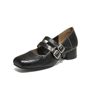 Basto | Fall New Arrival Mary Jane Shoes Square Toe Coarse Heel Womens Shoes