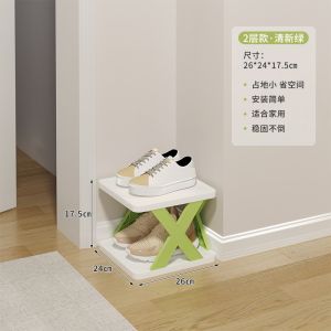 Stainless Steel Shoe Rack Economic Type Indoor Doorway Home Dormitory Storage Shelf Attractive Cabinet Kitchen Utensil Holder