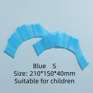 1Pair Silicone Swim Fins Flipper Hand Webbed Gloves Paddles Professional Training Swim Equipment For Men Women Pool Sport