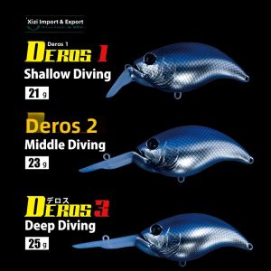 Crazy Dive Fat Body Long Casting Lure Bait For Perch Bass