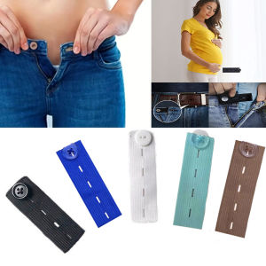 Dây Lưng Thun Co Giãn Đa Năng Có Thể Tháo Rời Dùng Cho Quần Quần Jean Váy Có Móc Cài Nút Phụ Kiện May Vá Tự Làm Dành Cho Quần Áo Bà Bầu