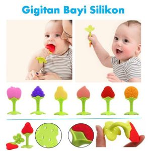 Super Lembut - teether silicon bayi fruit - mainan gigitan bayi buah Market