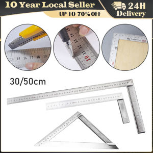 Aluminum Alloy Square Ruler Right Angle 90 Turning Ruler Woodworking Ruler Steel Turning Measuring Tools Gauge