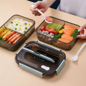 【HOT】Large Capacity Square Sealed Bento Box for Workers