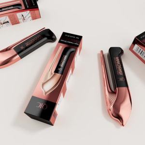 QIC Giày Cao Gót Mascara 3D Sợi Dài Màu Đen Volumizing Chống Thấm Nước Cây Nối Mi Dụng Cụ Trang Điểm Mắt Để Làm Khô Nhanh Uốn