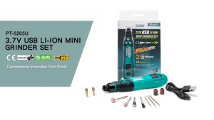 ProsKit PT-5205U 3.7V USB Li-ion Mini Grinder Set