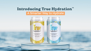 True Hydration™ Hydration Drink | Electrolyte Drink | 0 Sodium | 0 Sugar | 0 Carb | Made in USA (12 x 320ml) - Lemonade/Lemongrass