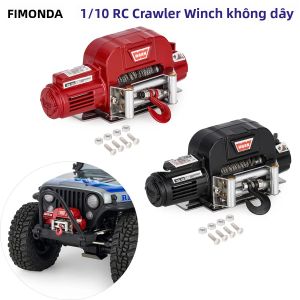 Máy Kéo Không Dây Cho Xe RC Crawler 1/10 TRX4 TRX6 Axial SCX10 Wrangler CC01 TF2 D90 YK4082 ZP1001 - Nâng Cấp Pin Lithium Điều Khiển Từ Xa