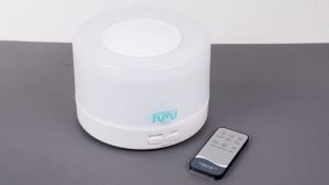 Humidifier 7 Warna RGB LED 500ml dengan Remote Kontrol | Air humidifier led rgb dengan remot kontrol meja kerja belajar kamar tidur ruang tamu serbaguna | Taffware Humi H14A