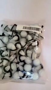 Set 10/100 đinh tán nhựa cho cửa cản trước xe hơi ô tô 9.9mm (màu trắng) chốt tappi ô tô