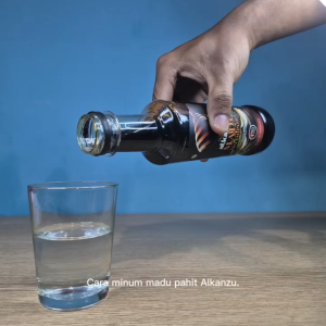 Madu Hitam Pahit Alkanzu 470 Gram | Plus Sambiloto Propolis