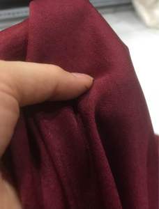 Vải Lụa Tằm Ướt (loại 1)màu đỏ sẩm dày vừa mềm rũ co giãn nhẹ (khổ 1m5)may đầm váy áo kiểu  áo dài thời trang