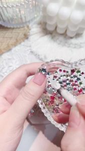50pcs Colorful Little Star Flatback Rhinestones Crystal Nail Charms Set Nail Art Jewelry For Nail Crafts DIY