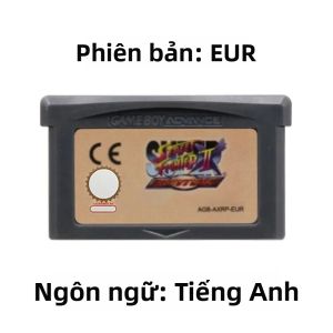 Bandai | Super Street Fighter 2 Turbo Revival GBA Thẻ Trò Chơi 32-bit Máy Điện Tử Tương Thích Hộp Mực Sưu Tập Thẻ Trò Chơi