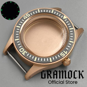 Steel Diver Black 40mm Watch Case Dome Crystal Ceramic Insert For NH35 NH36 PT5000 Miyota9015 DG2813 Movement Retro 50-FATHOMS