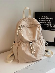 กระเป๋าเป้สะพายหลังผ้าไนลอนความจุขนาดใหญ่สำหรับเดินทางแบบลำลองสำหรับผู้หญิง ฤดูใบไม้ร่วง 2024 กระเป๋าเป้สะพายหลังสไตล์เกาหลี INS ทันสมัย ​​กระเป๋าสะพายไหล่แบบอเนกประสงค์