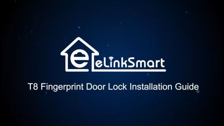 eLinkSmart 4 In 1 Fingerprint Lock Smart Door Lock TUYA Door Knob Smart ...