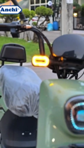 🔥ใหม่ล่าสุด🔥A8 จักรยานไฟฟ้า รถสี่ล้อไฟฟ้า แบตเตอรี่ 48V12A Electric bike มีกระจกมองหลังไฟหน้า-หลัง