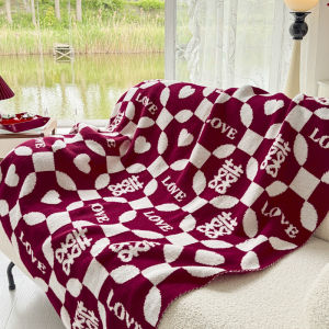 Bafu Blanket Modern Simplicity Polyester Fiber Office Sofa Nap Blanket Air Conditioner Cover Blanket Cultural Creative Wedding Birthday Gift