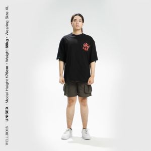 Wellborn Crash Oversized Black T-shirt