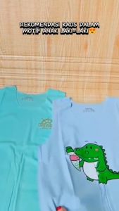 MPBJA010: Singlet Pakaian Dalam Anak Laki-Laki & Kaos Kutang Cowok