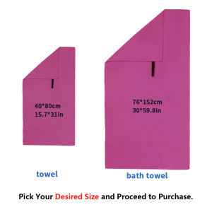 1/2 Pcs Sports Towel - Absorbent & Quick Dry Gym Yoga Swim Camping Towel Large Microfiber Bath Towel for Men Women Travel