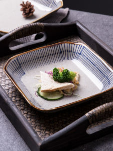 Ceramic Multifunction Square Plate for Serving