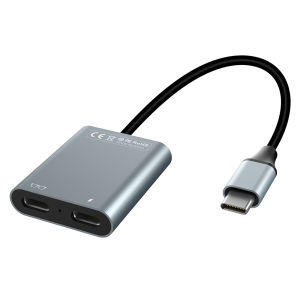 【New Arrival】 2 in 1 USB-C HUB PD100W&Data Transfer Multiport Adapter 10Gbps Type-c Adapter for AR Glasses Phone Tablet Laptop PC