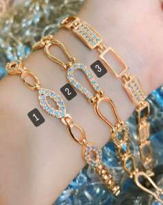 GELANG EMAS GHIA 3 MODEL GELANG TITANIUM DEWASA ANTI LUNTUR