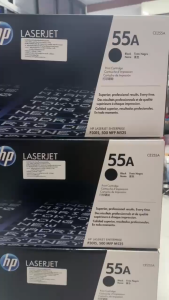 HP 55X CE255X Black ตลับหมึกโทนเนอร์ สีดำ ของแท้