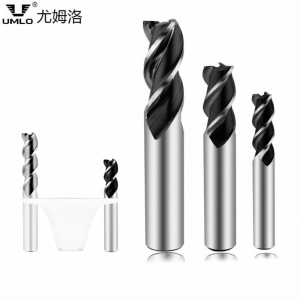 UMLO | High Strength Tungsten Carbide End Mill Keyway Cutting Three Tooth Two Tooth Hardness
