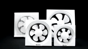 Wall Mounted grille Exhaust Fan 6/8/10/12 Inch Strong Wind Quiet Easy installation Living Room Bathroom Kitchen Duct Air Vent Ventilation Louver Extractor Window Blower Exhaust Fan for Kitchen