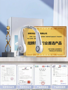 2025 New NOCCLILI Portable Neck Fan Leafless Long Endurance Cooling Mini Fan Fresh Style China Made Summer Essential