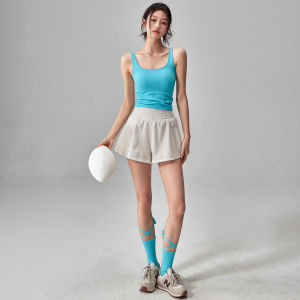 FITNESSGIRL | High Waist Flashproof Breathable Shorts For Running Pilates Yoga