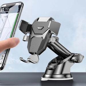 Car Sucker Phone Holder Mount Stand Portable Phone Stand Extension Arm Mobile Phone Support For iPhone 16 Xiaomi Huawei Samsung