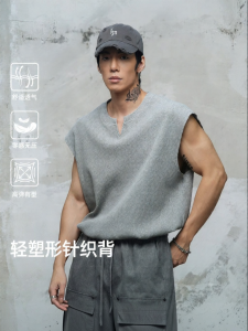 LUJIAMEN | Summer New Loose and Breathable Mens Vest Sport Tank Top